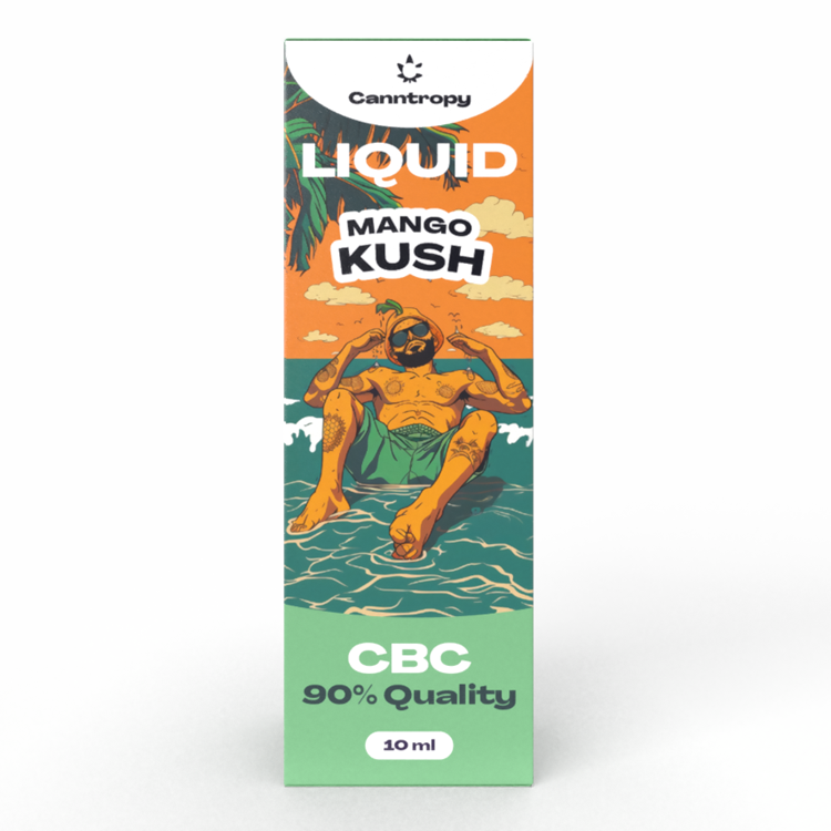 Canntropy CBC Liquid Mango Kush, CBC 90% gæði, 10 ml