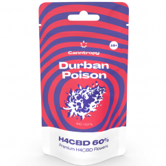 Canntropy H4CBD gėlė Durban Poison 60%, 1g - 5g