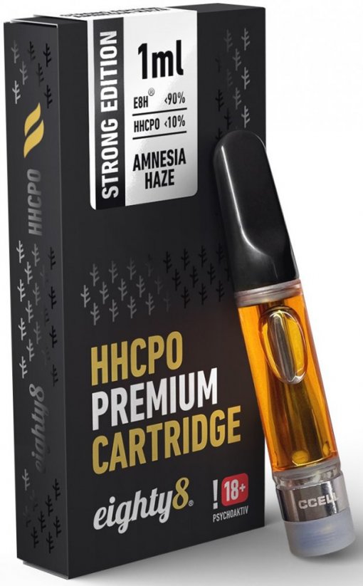 Eighty8 HHCPO-patruuna Strong Premium Amnesia, 10 % HHCPO, 1 ml