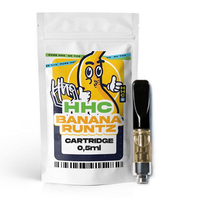 Czech CBD HHC kasetė Banana Runtz 94%, 0,5 ml