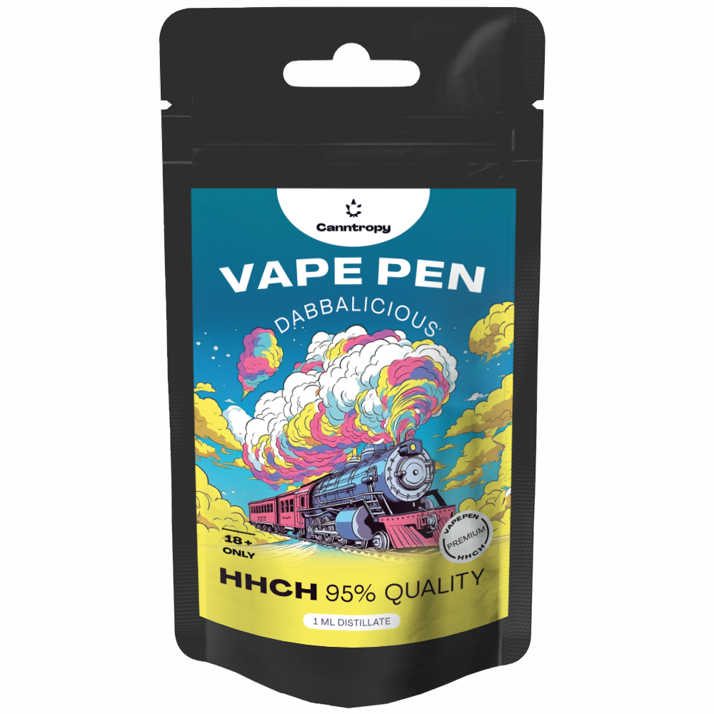 Canntropy HHCH Vape Pen Dabbalicious, HHCH 95% quality, 1 ml