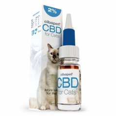 Olio CBD Cibapet al 2% per gatti, 200 mg, 10 ml