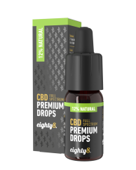 Eighty8 Natuurlijke CBD-druppels, 12%, 10 ml, 1200 mg