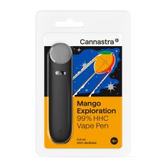 Cannastra HHC Vape Rašiklis Mango tyrinėjimas, 99% HHC, 0,5ml