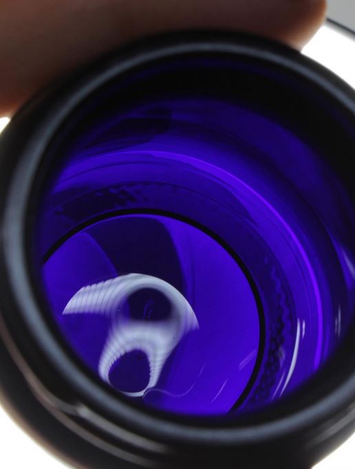 Miron Hermetiška talpyklė iš purpurinio stiklo 150 ml