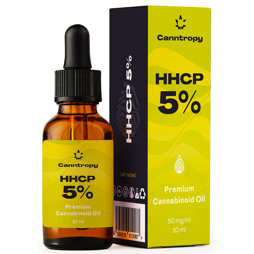 Canntropy HHC-P aukščiausios kokybės kanabinoidų aliejus – 5% HHC-P, 50 mg/ml, 10 ml