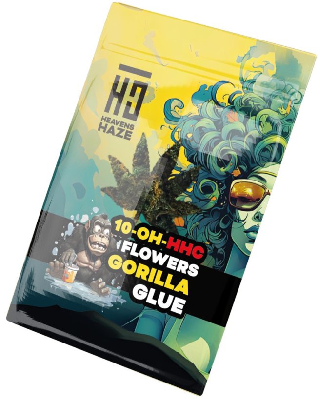 Heavens Haze Клей 10-OH-HHC Flowers Gorilla Glue, 1г