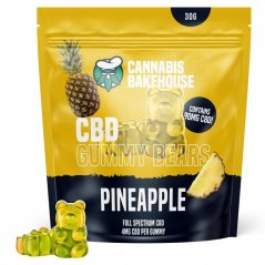 Cannabis Bakehouse CBD Gummi Bears - Pineapple, 30g, 22 pcs x 4mg CBD