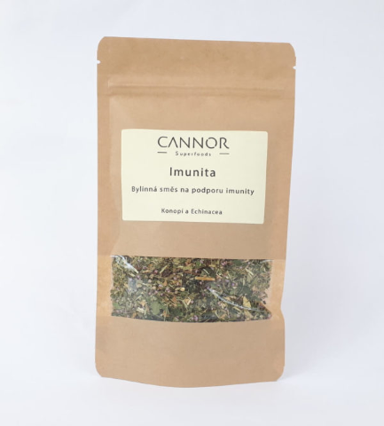 Cannor მცენარეული ნარევი იმუნიტეტის გასაძლიერებლად - კანაფი და ექინაცეა, 50გრ.