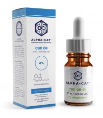 Alpha-CAT CBD Oil 4%, 10 ml, 400 mg