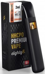 Eighty8 HHCPO Vape Pen Strong Premium Scorțișoară, 10 % HHCPO, 2 ml