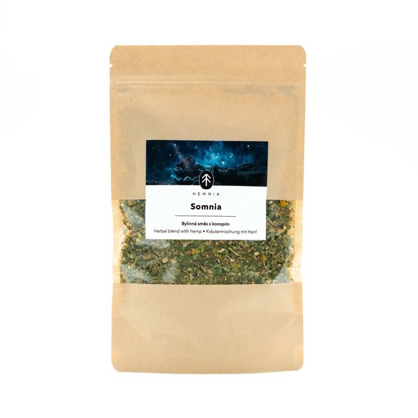 Hemnia SÔNIA - Uma mistura de ervas e cannabis para suporte dormir, 50g