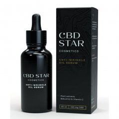 CBD Star Anti-Wrinkle olejové sérum, 100 mg CBD, 30 ml