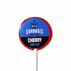 Cannabis Bakehouse CBD Lollipop - kirsebær, 5 mg CBD