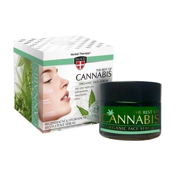 Palacio Cannabis Bio Serum til ansigt og décolleté, 50 ml - 10 stk.