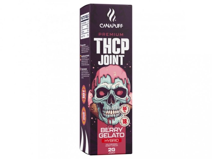 CanaPuff THCP Prerolls Bessengelato 55%, 2 g