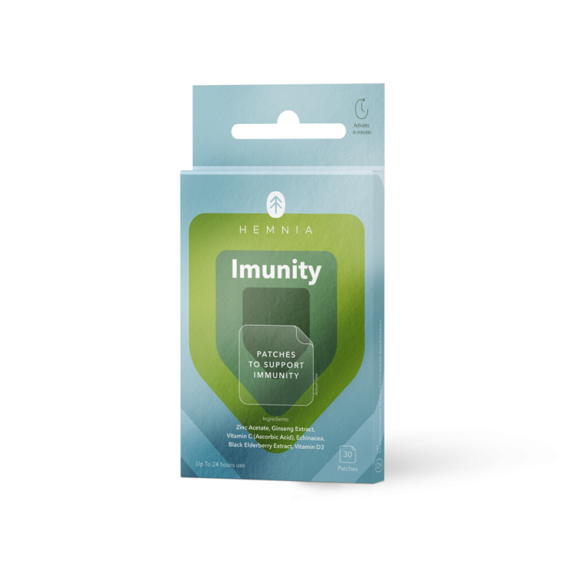 Hemnia Immunitet - Patcher for å støtte immunitet, 30 stk