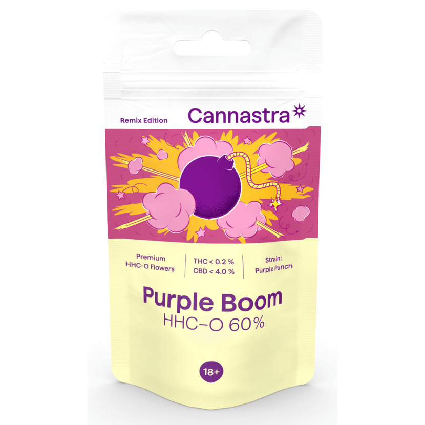 Cannastra HHC-O Blüte Purple Boom 60 %, 1g - 100g - Anzahl Der Gramm ...