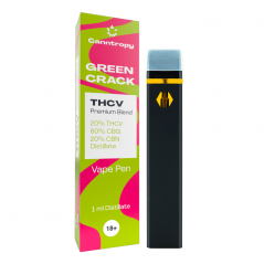 Canntropy THCV Vape Pen Green Crack, 20 % THCV, 60 % CBG, 20 % CBN, 1 ml