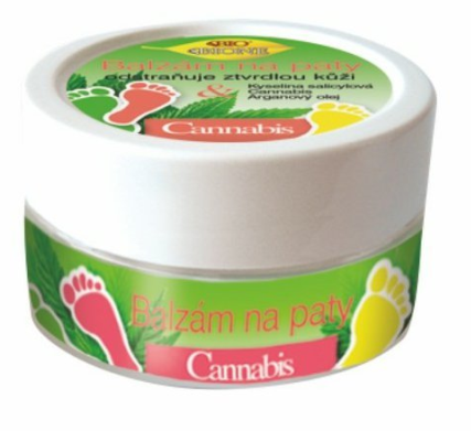 Bione CANNABIS Heel Balm Tneħħi l-Ġilda Iebsa, 150 ml - pakkett ta’ 6 biċċiet