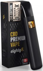 Eighty8 Caneta Vape CBD Premium Super Silver Haze, 45% CBD, 2 ml