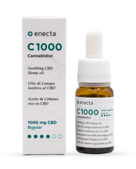 Enecta - C1000 CBD-ヘンプオイル 10%、10ml、1000mg