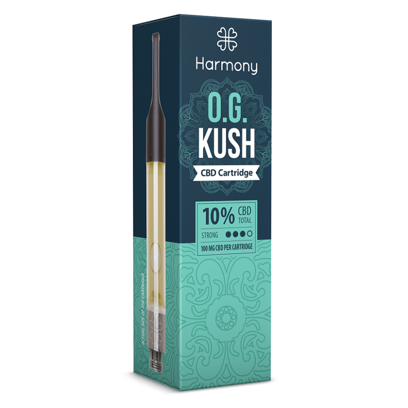 Harmony Pluma CBD - Cartucho OG Kush 1ml, 100mg CBD