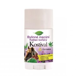 Bione Bio Cannabis bylinné mazání stick Kaštan koňský a Kostival, 45 ml - balení 20 ks