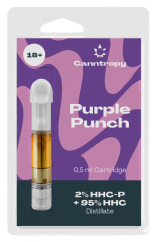 Canntropy HHC Maišymo kasetė Violetinė Punch, 2% HHC-P, 95% HHC, 0,5ml