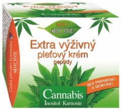 Bione Extra výživný pleťový krém CANNABIS s peptidy, ceramidy a inositolem 51 ml