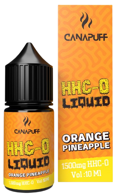 CanaPuff HHC-O vedel oranž ananass, 1500 mg, 10 ml