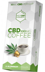 MediCBD kaffekapsler (10 mg CBD) - Kartong (10 esker)