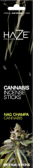 Bâtons d'encens Haze Cannabis Nag Champa - Carton (6 paquets)