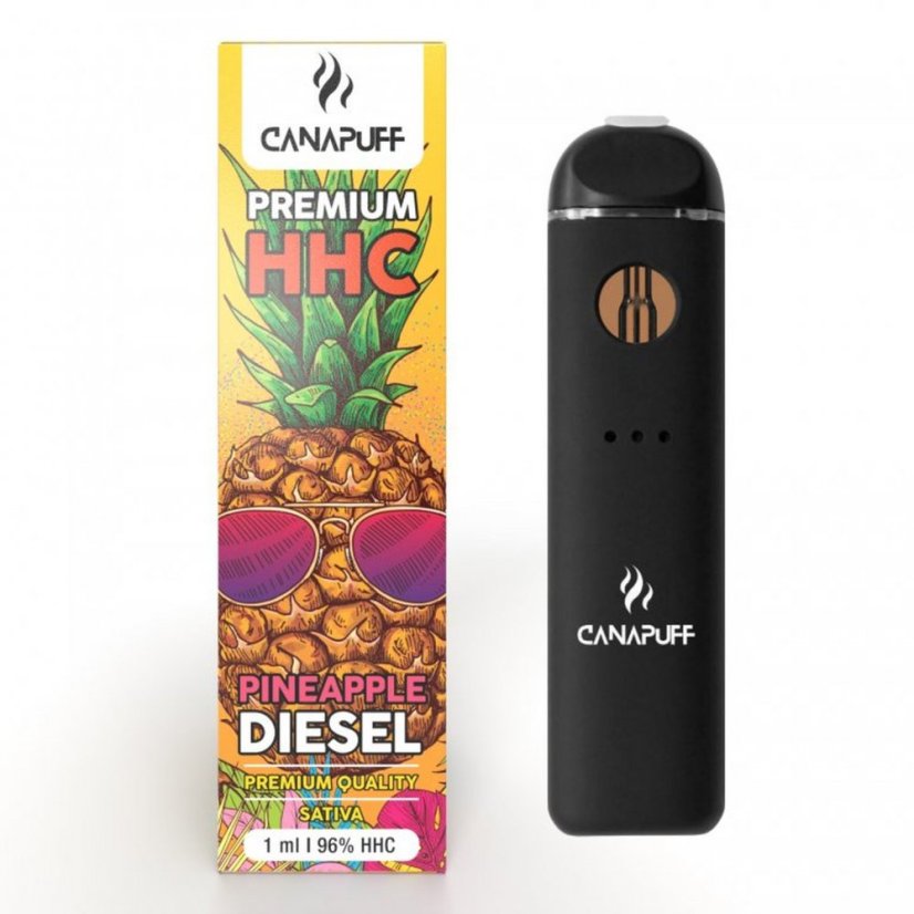 CanaPuff Vape pero PINEAPPLE DIESEL 96% HHC, 1ml