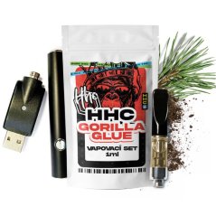 Czech CBD HHC-sett rafhlaða + hylki Gorilla lím, 94%, 1 ml