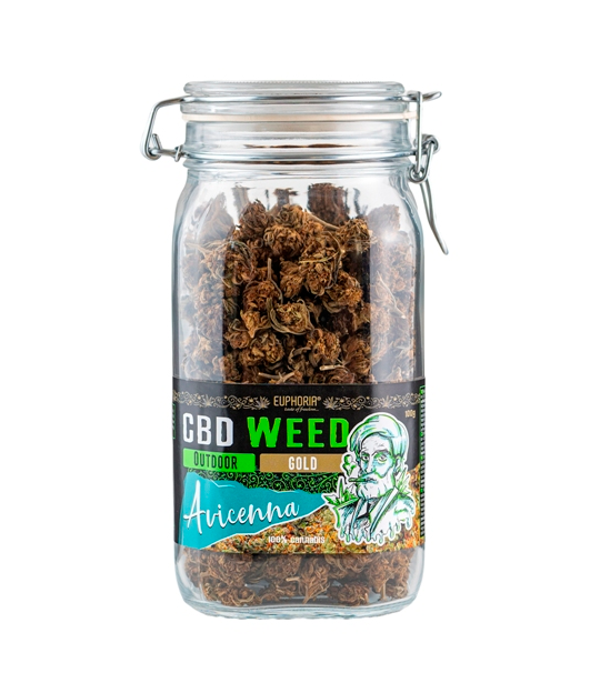 Euphoria CBD Blóm Avicenna Gull 100g