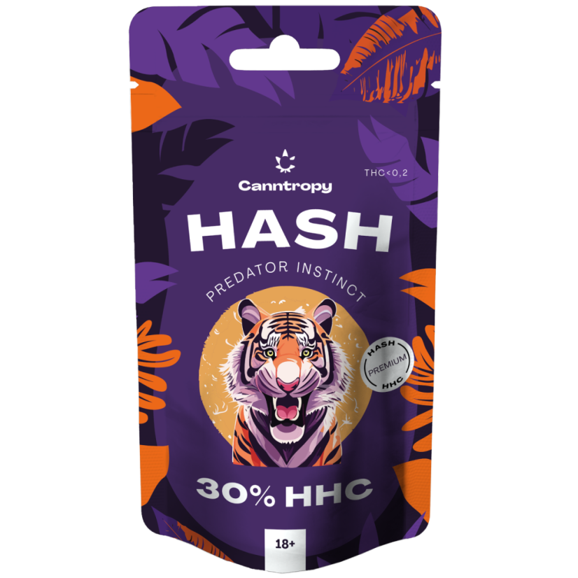 Canntropy HHC Hash Predator Instinct, 30% HHC, 1 g - 100 g