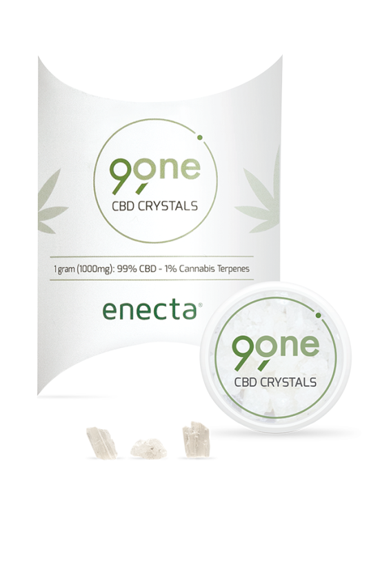 Enecta CBD конопени кристали (99%), 500 mg