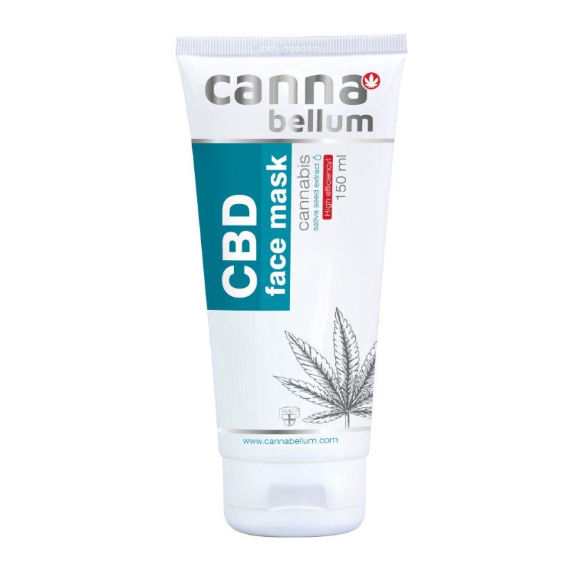 Cannabellum Masker wajah CBD, 150 ml - kemasan 25 buah