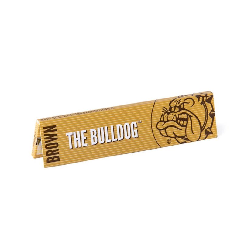 The Bulldog Brown King Size papirji za zvijanje, 50 kosov / zaslon