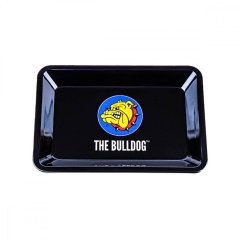 Bulldog originalus metalinis valcavimo padėklas, mažas, 18 cm x 12,5 cm x 1,5 cm