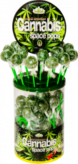 Haze Cannabis XXL Space Pops – Display konténer (70 nyalóka)