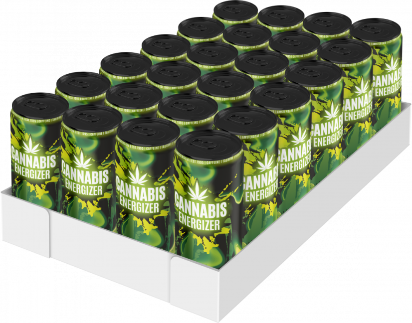 Cannabis Energizer Drink (250 ml) - Skuff (24 bokser)