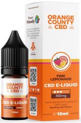 Orange County CBD E-Liquido Limonada Rosa, CBD 300 mg, 10 ml