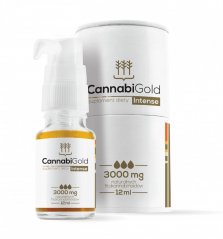 CannabiGold Ulei auriu intens 30% CBD 10 g, 3000 mg
