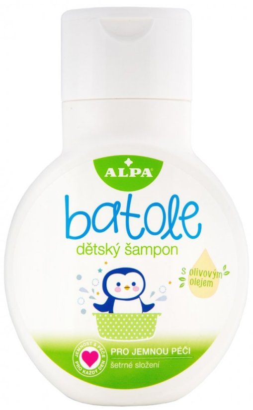 Alpa Batole shampooing pour bébé à l'huile d'olive 200 ml, paquet de 5 pièces