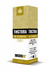 CBDex Tinctura D-FORTE 10%, 10 ml