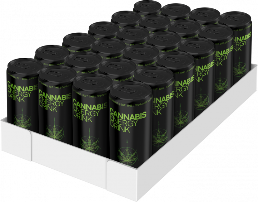 HaZe Cannabis Energy Drink (250 ml) - Vassoio (24 lattine)