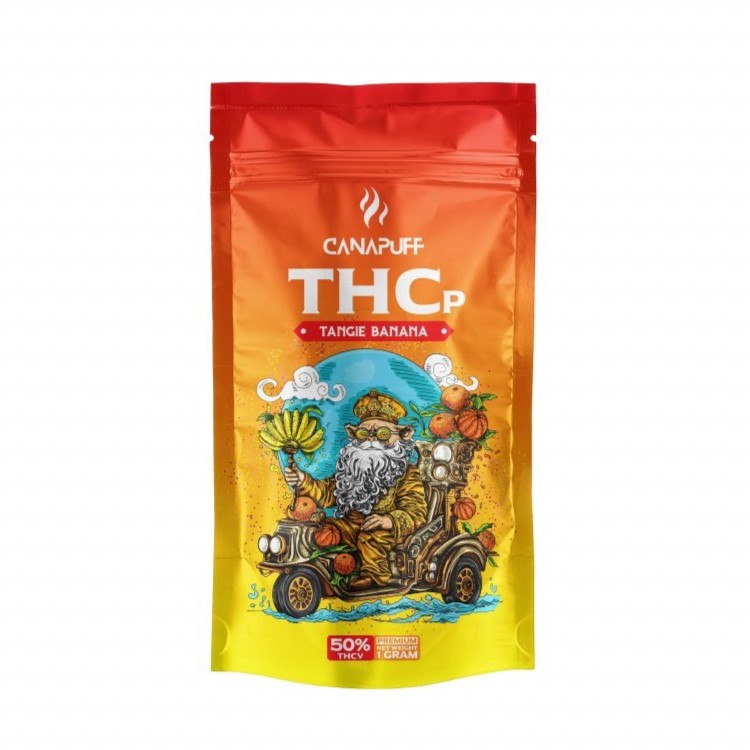 CanaPuff THCp zieds TANGIE BANANA, 50% THCp, 1 g - 5 g