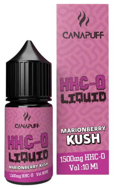 CanaPuff HHC-O Vloeibare Marionberry Kush, 1500 mg, 10 ml